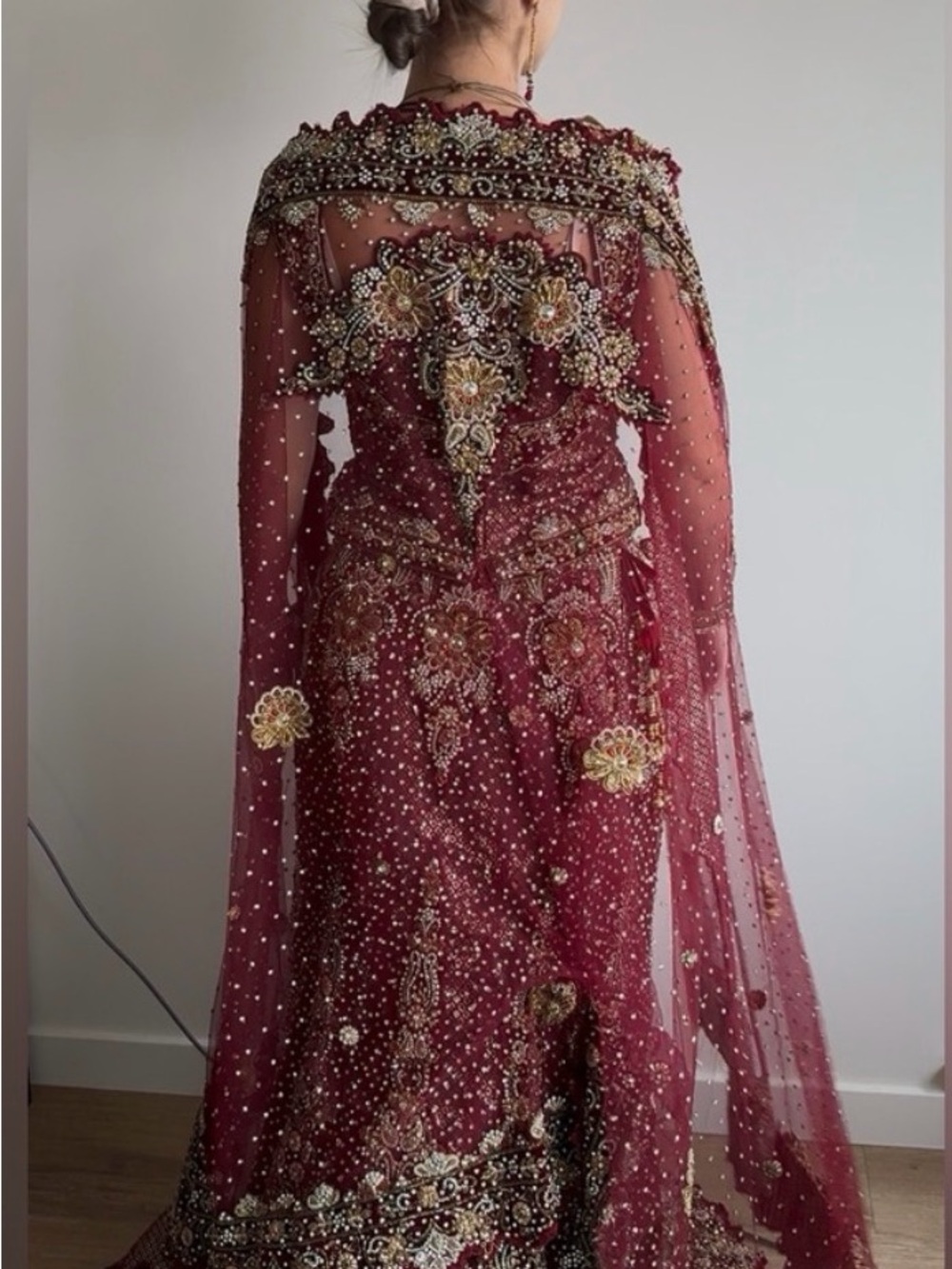 Dupatta Shawl & Jewelry Set – Top Not Included